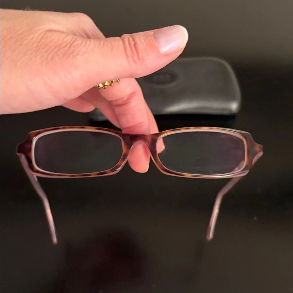See Eyeglasses with Case - tortoiseshell and lavender